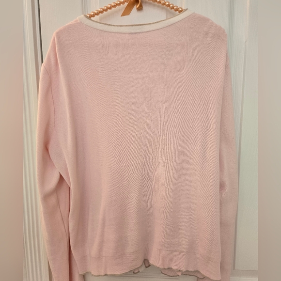 Chanel Sport EUC Pastel Pink w Ivory Trim L-XL - Picture 4 of 4
